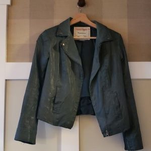 Anthropologie Faux-leather Jacket